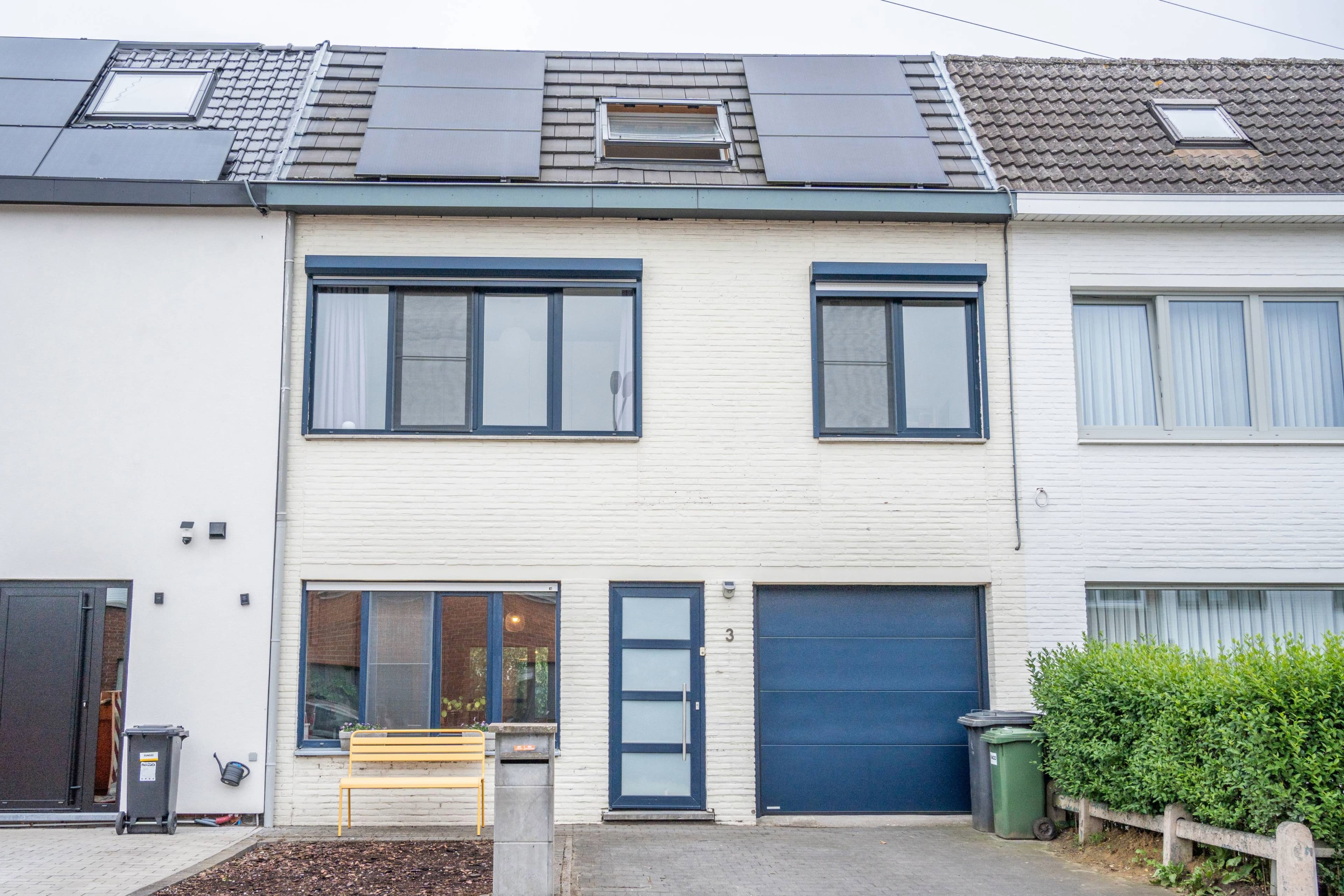 Voorgevel van de woning in de Marcastraat